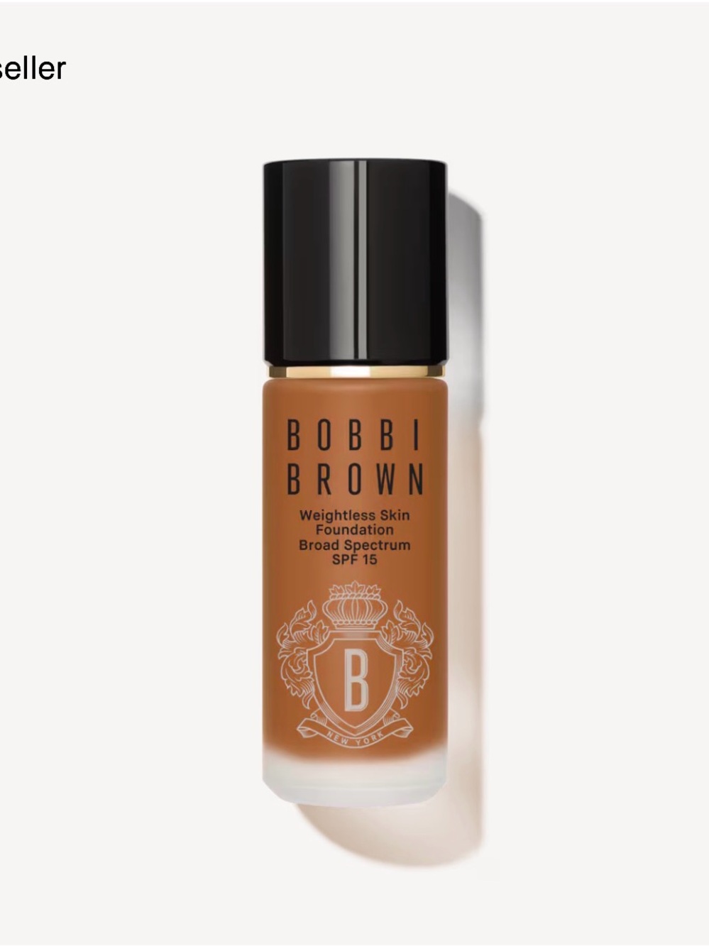 Bobbi Brown Weightless Skin Foundation SPF 15 Golden Almond W-088 NIB